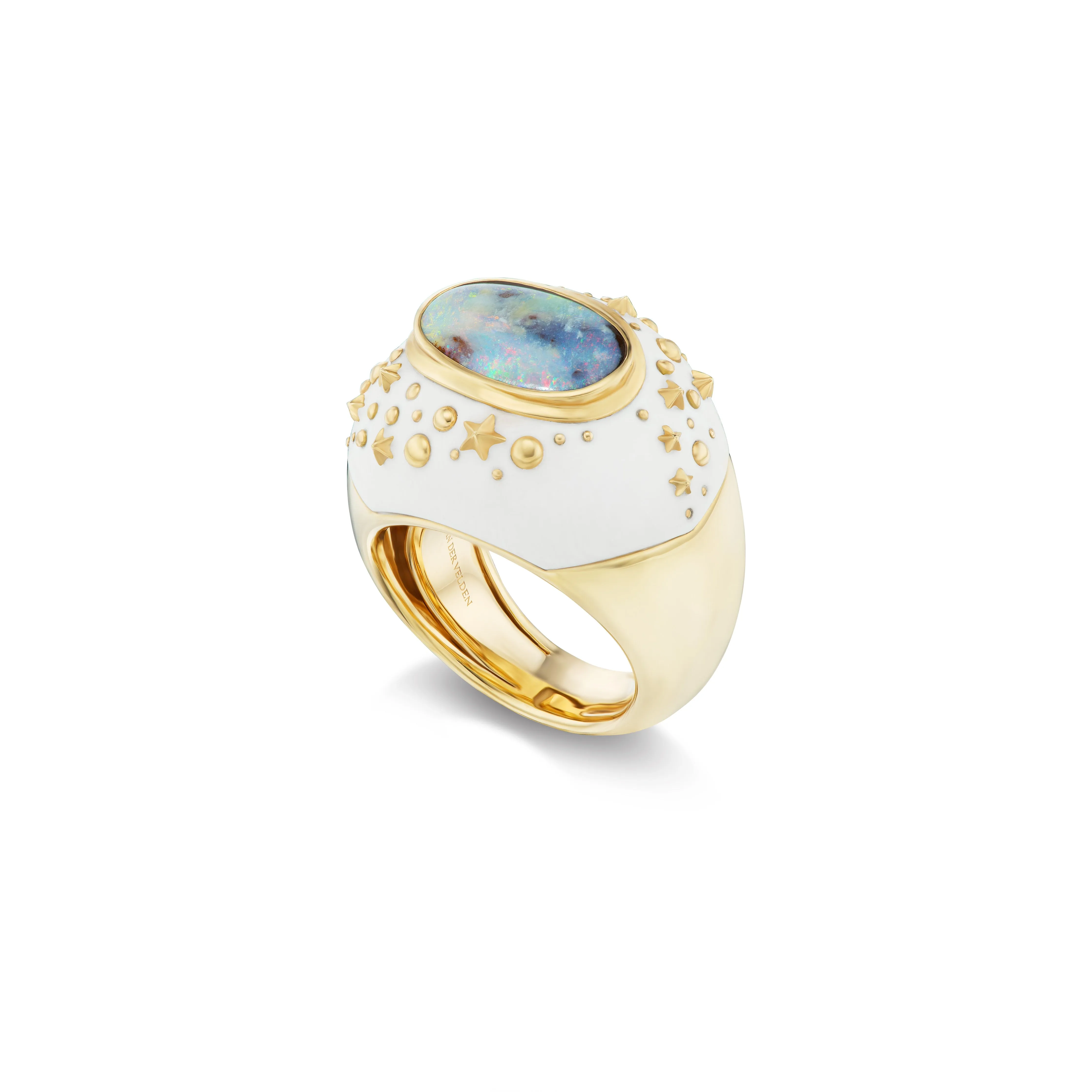 Mammoth & Opal Galaxy Dome Ring