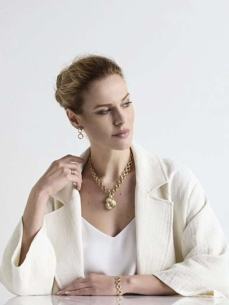 Marco Bicego 18K Yellow Gold Jaipur Flat Link Necklace