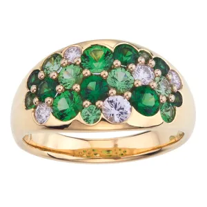 Mark Patterson Tango Collection Tsavorite and Diamond Ring