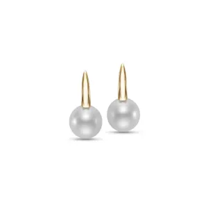 Mastoloni 14k Yellow Gold Gift From The Sea Pear Classic Round Pearls Earrings – G24055E