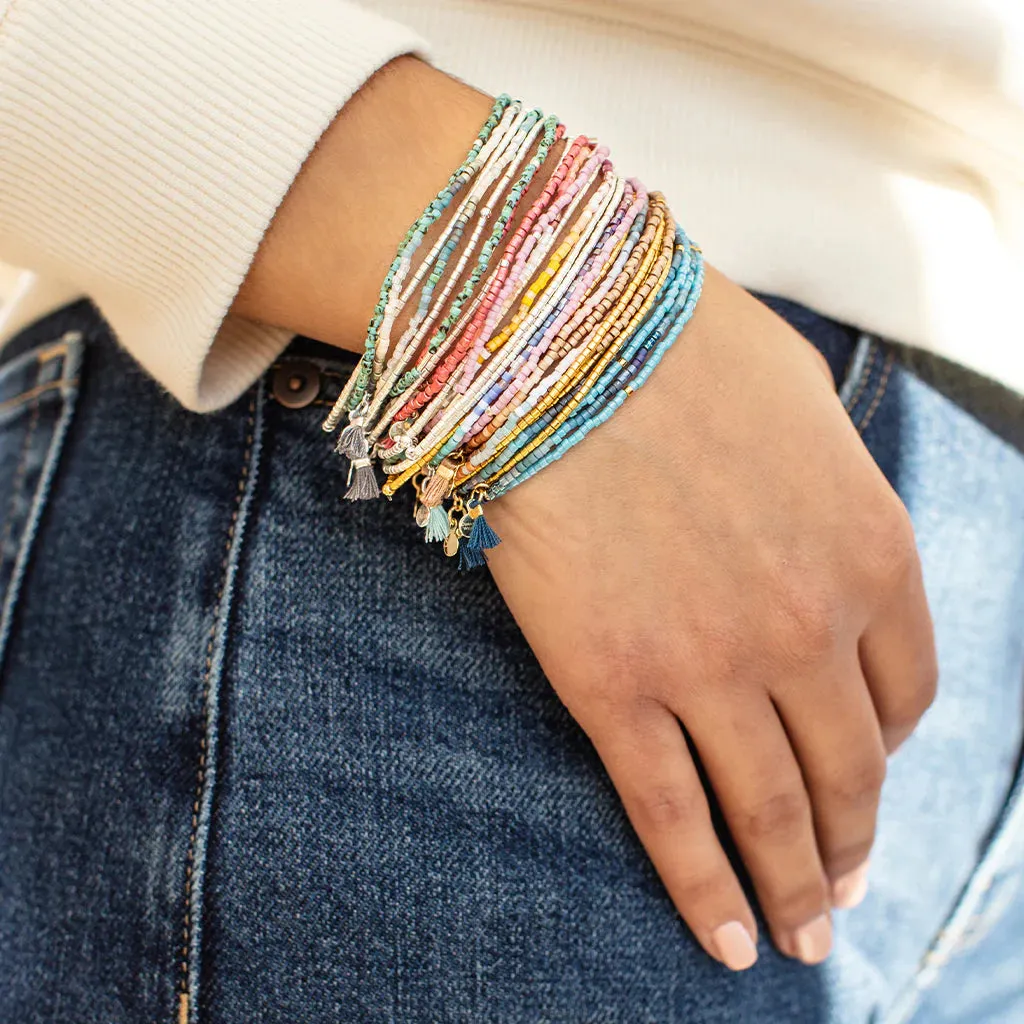 MB001 Chromacolor Bracelet Trio Dark Multi Gold