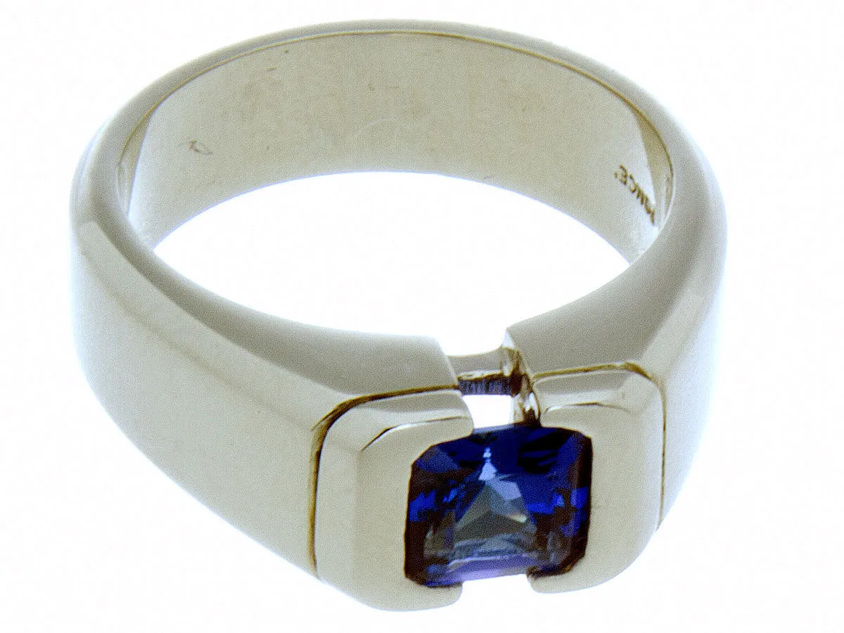 Mens 2.00ct Tanzanite Ring by Ponce