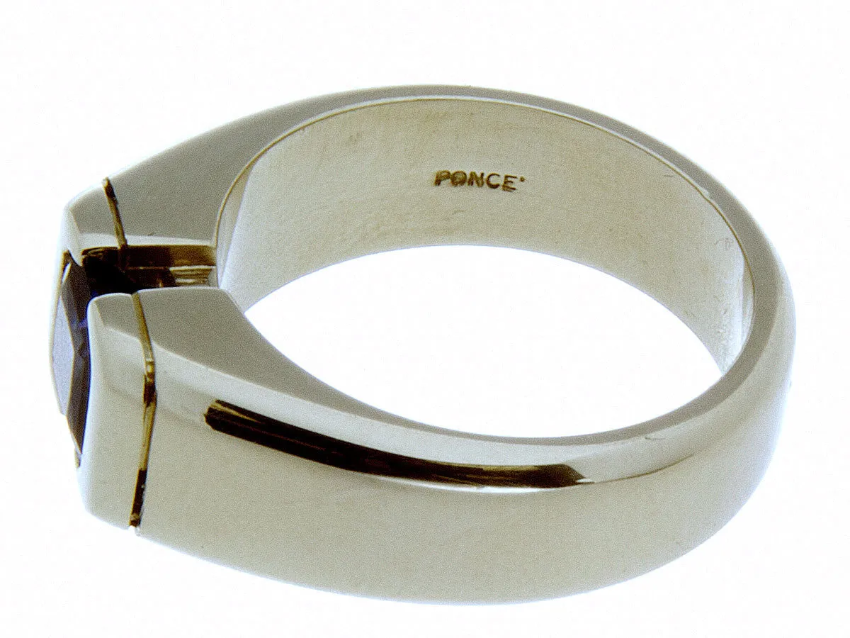 Mens 2.00ct Tanzanite Ring by Ponce