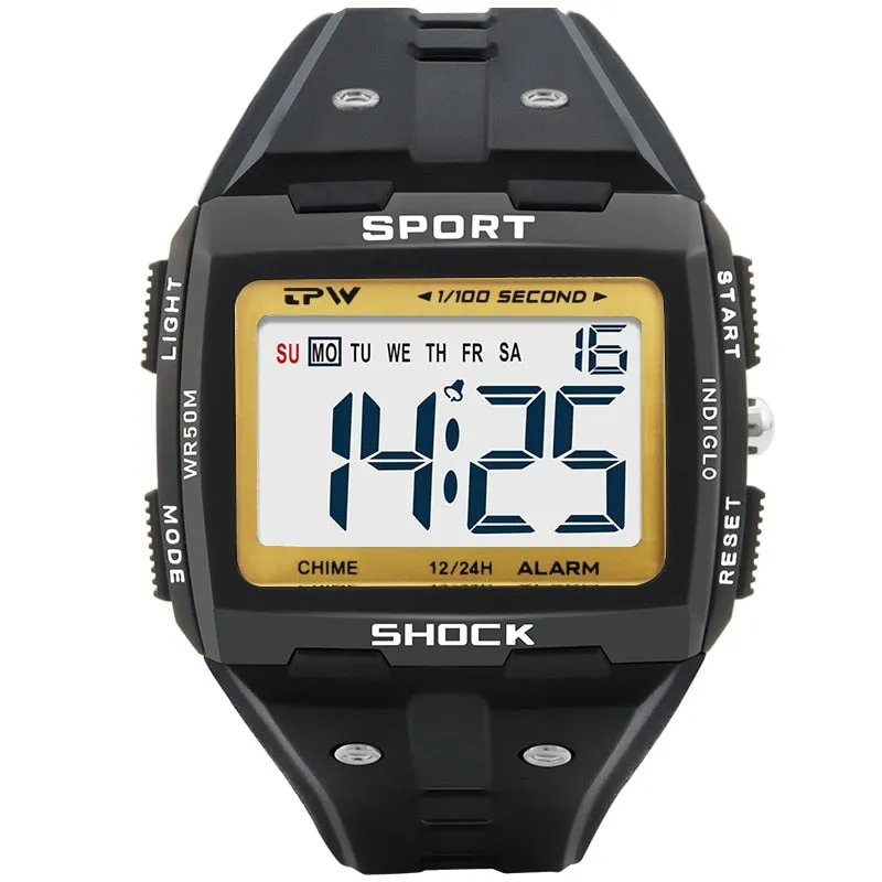 Men's 5ATM Waterproof Sports Watches
