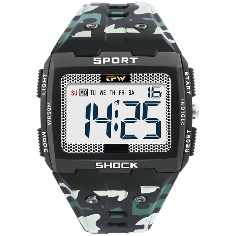 Men's 5ATM Waterproof Sports Watches