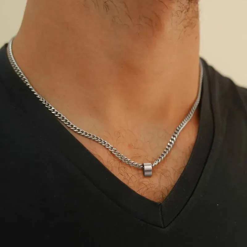 Men's Beaded Cuban Chain Necklaces