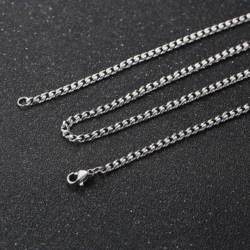 Men's Beaded Cuban Chain Necklaces