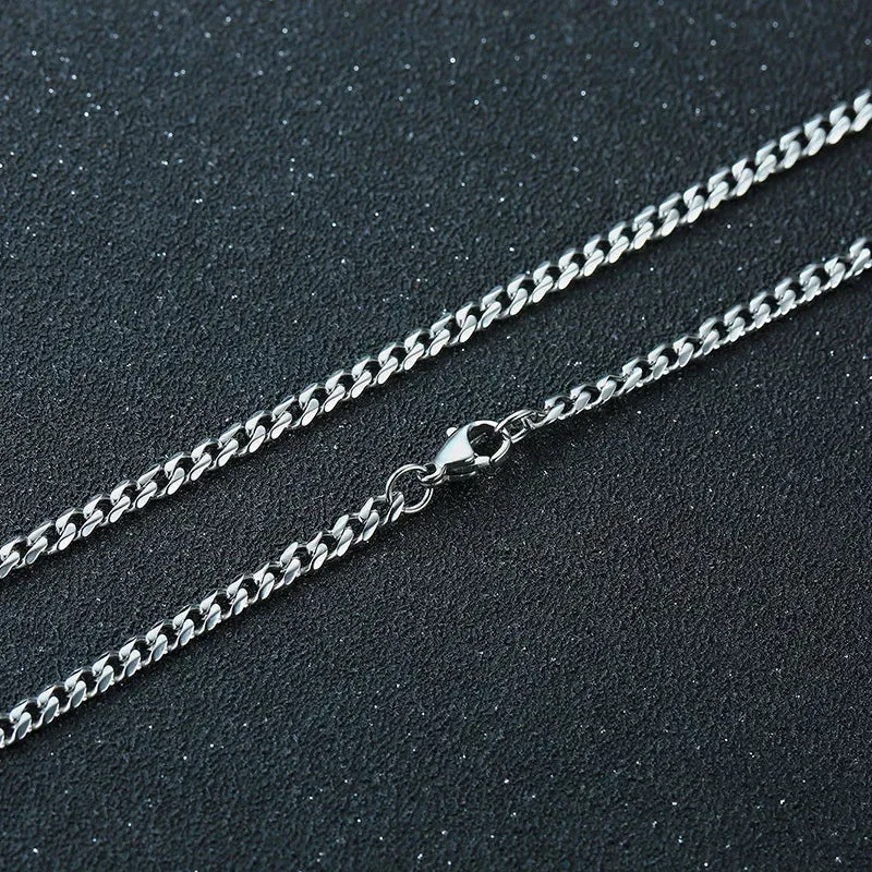 Men's Beaded Cuban Chain Necklaces