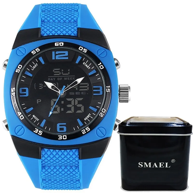 Men's Military Style Wide Bracelet Watches