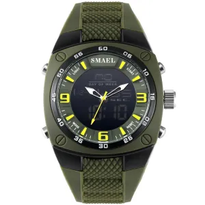 Men's Military Style Wide Bracelet Watches