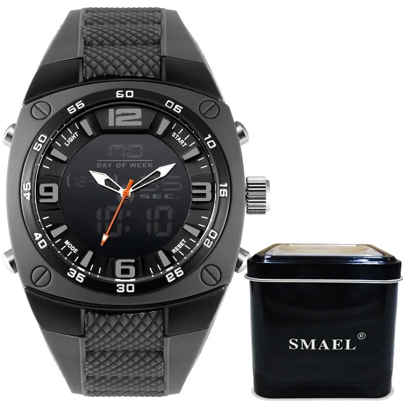Men's Military Style Wide Bracelet Watches
