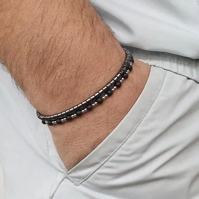 Men's Stylish Pearl Beaded Accessory