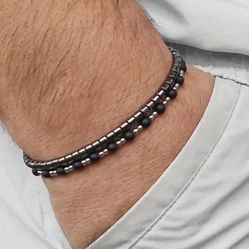 Men's Stylish Pearl Beaded Accessory