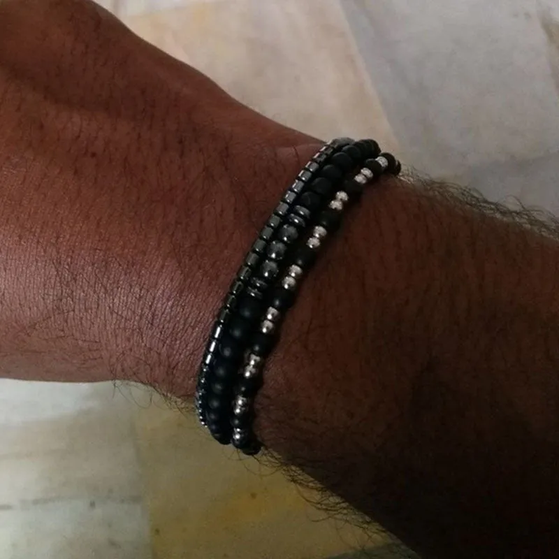 Men's Stylish Pearl Beaded Accessory