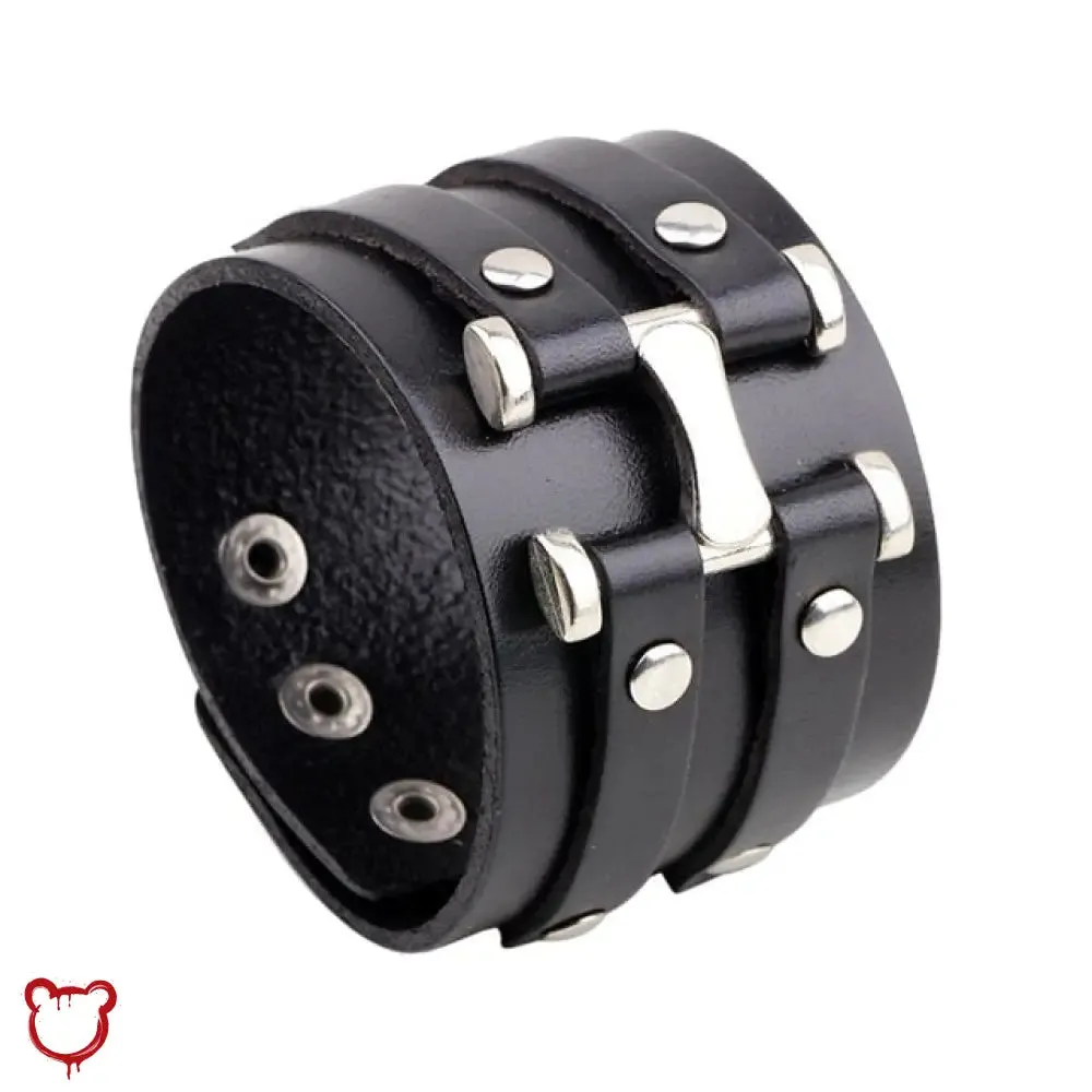 Metallic Leather Bracelets