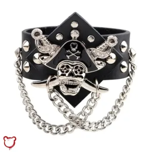 Metallic Leather Bracelets