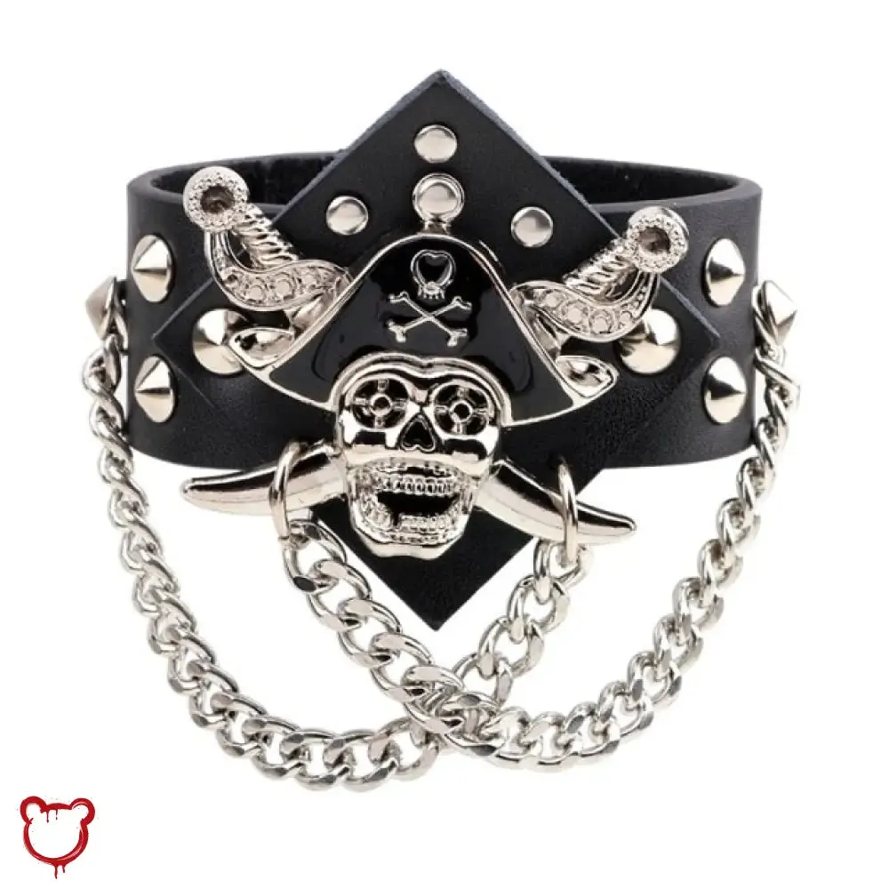 Metallic Leather Bracelets