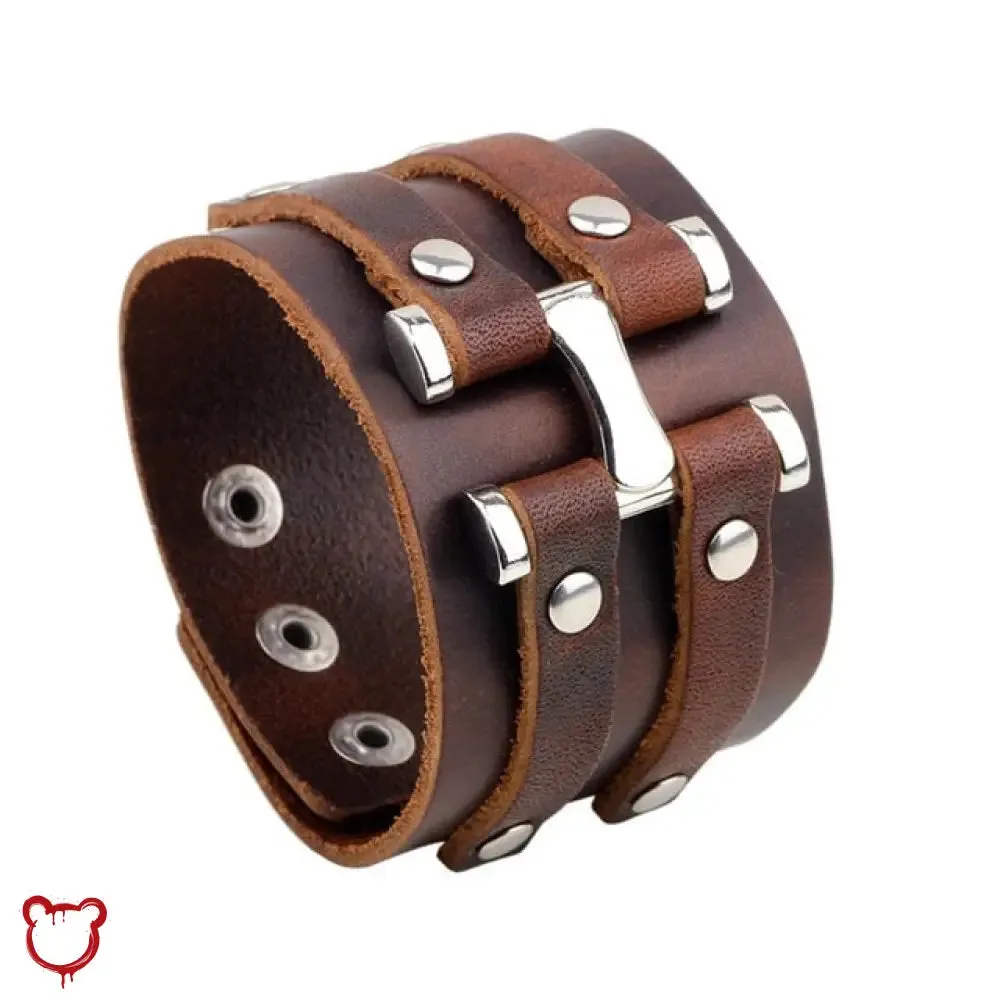 Metallic Leather Bracelets