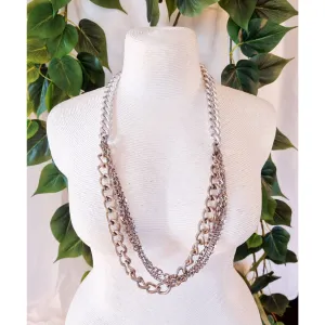 Milano Swarovski Necklace- Chain Sil