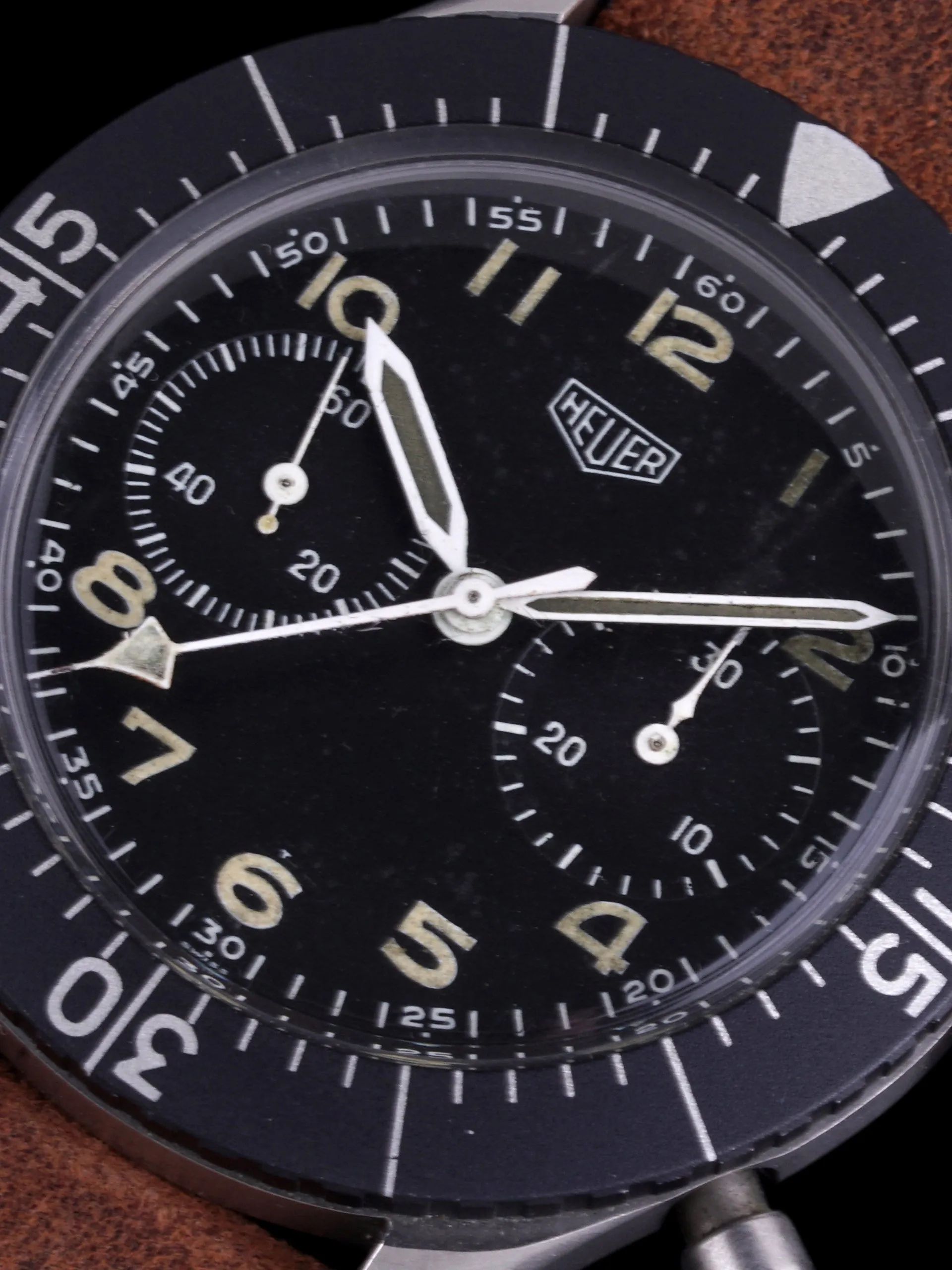 Military Issued Heuer Pilot’s "Bund" Bundeswehr Chronograph (Ref. 1550 SG)