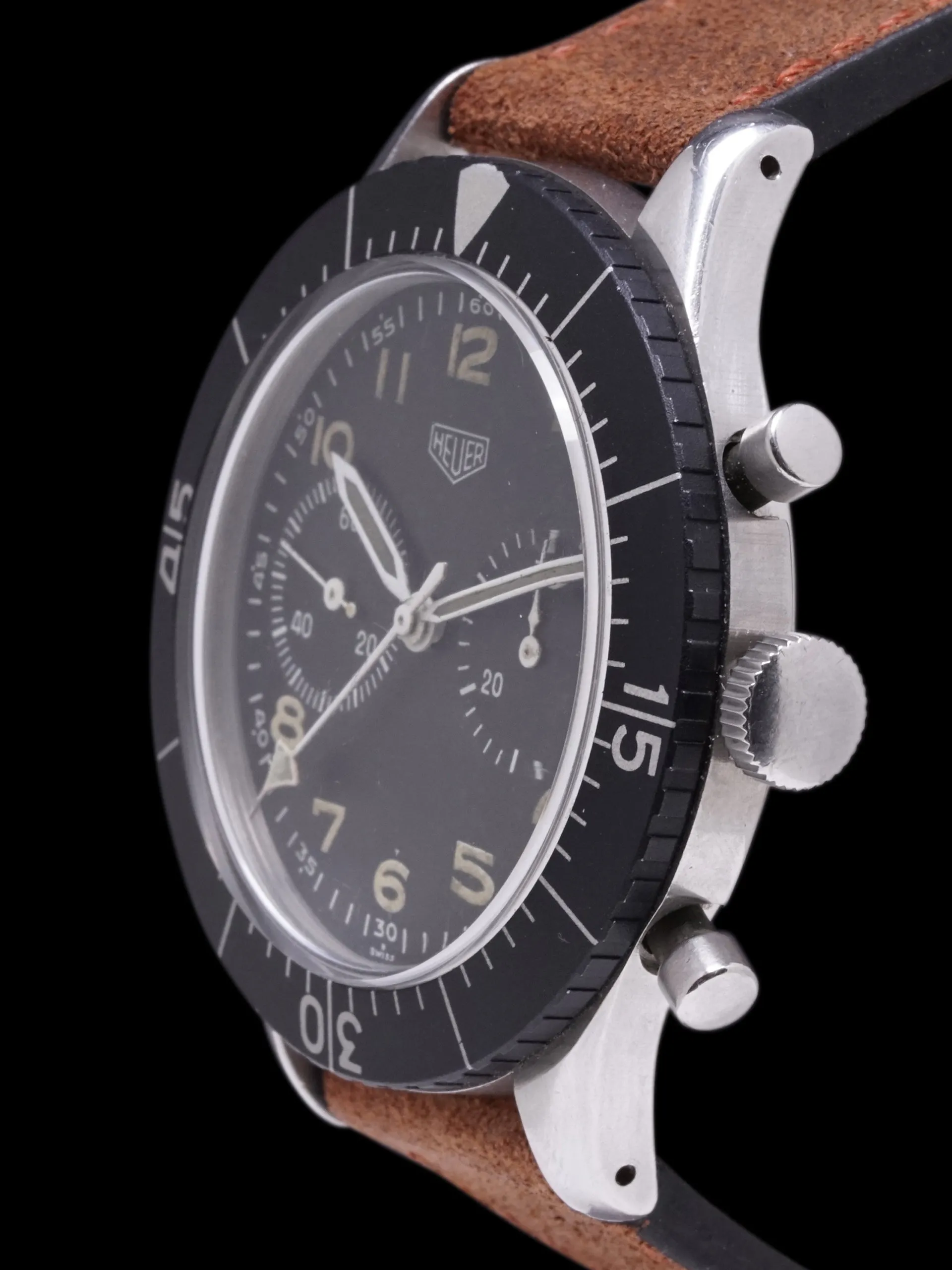 Military Issued Heuer Pilot’s "Bund" Bundeswehr Chronograph (Ref. 1550 SG)