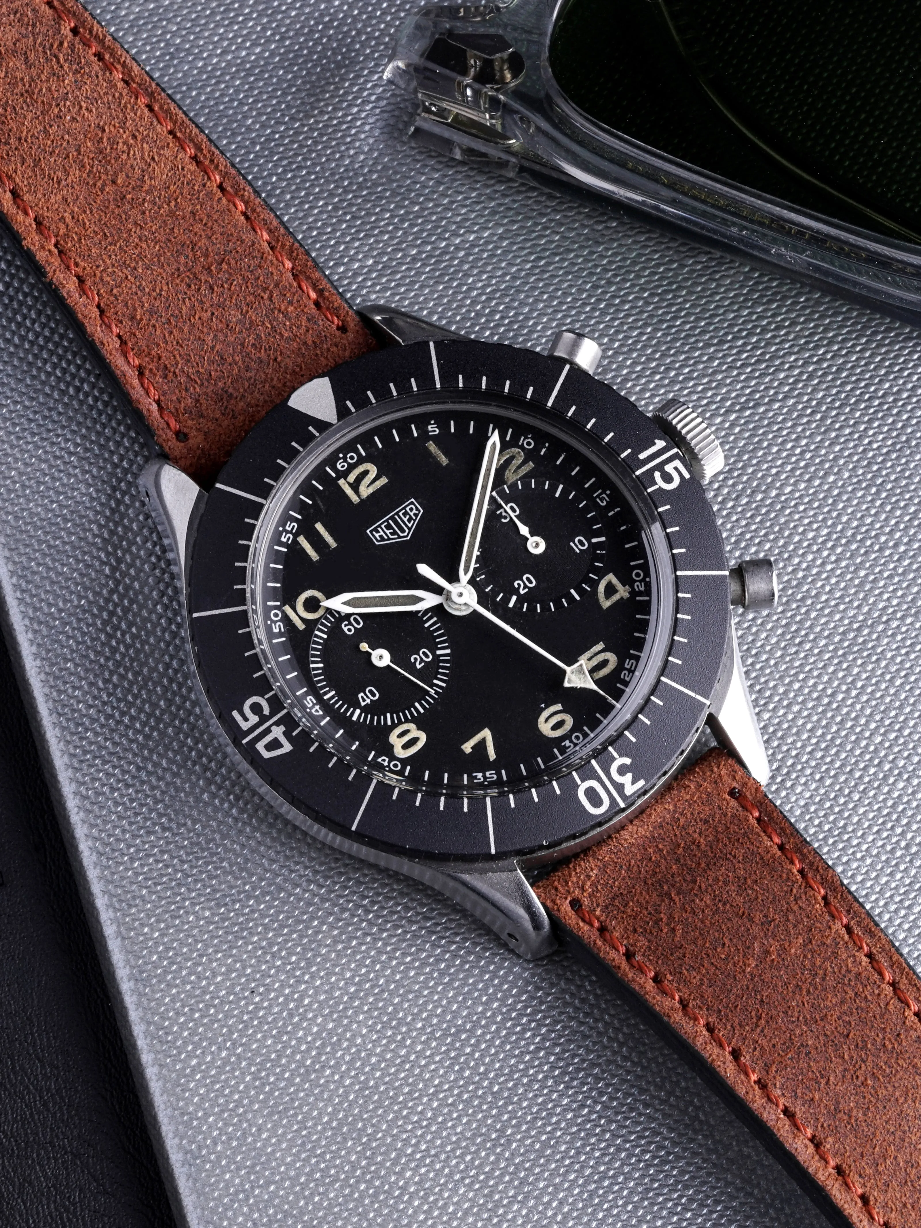 Military Issued Heuer Pilot’s "Bund" Bundeswehr Chronograph (Ref. 1550 SG)