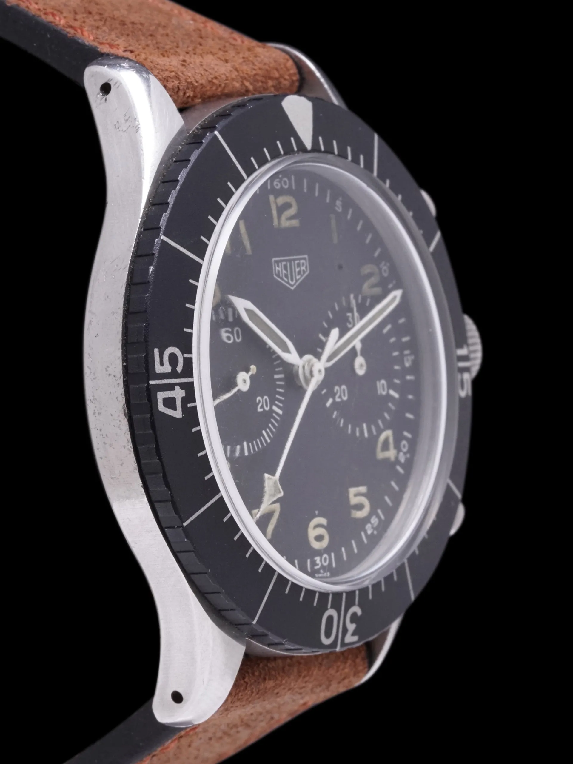 Military Issued Heuer Pilot’s "Bund" Bundeswehr Chronograph (Ref. 1550 SG)