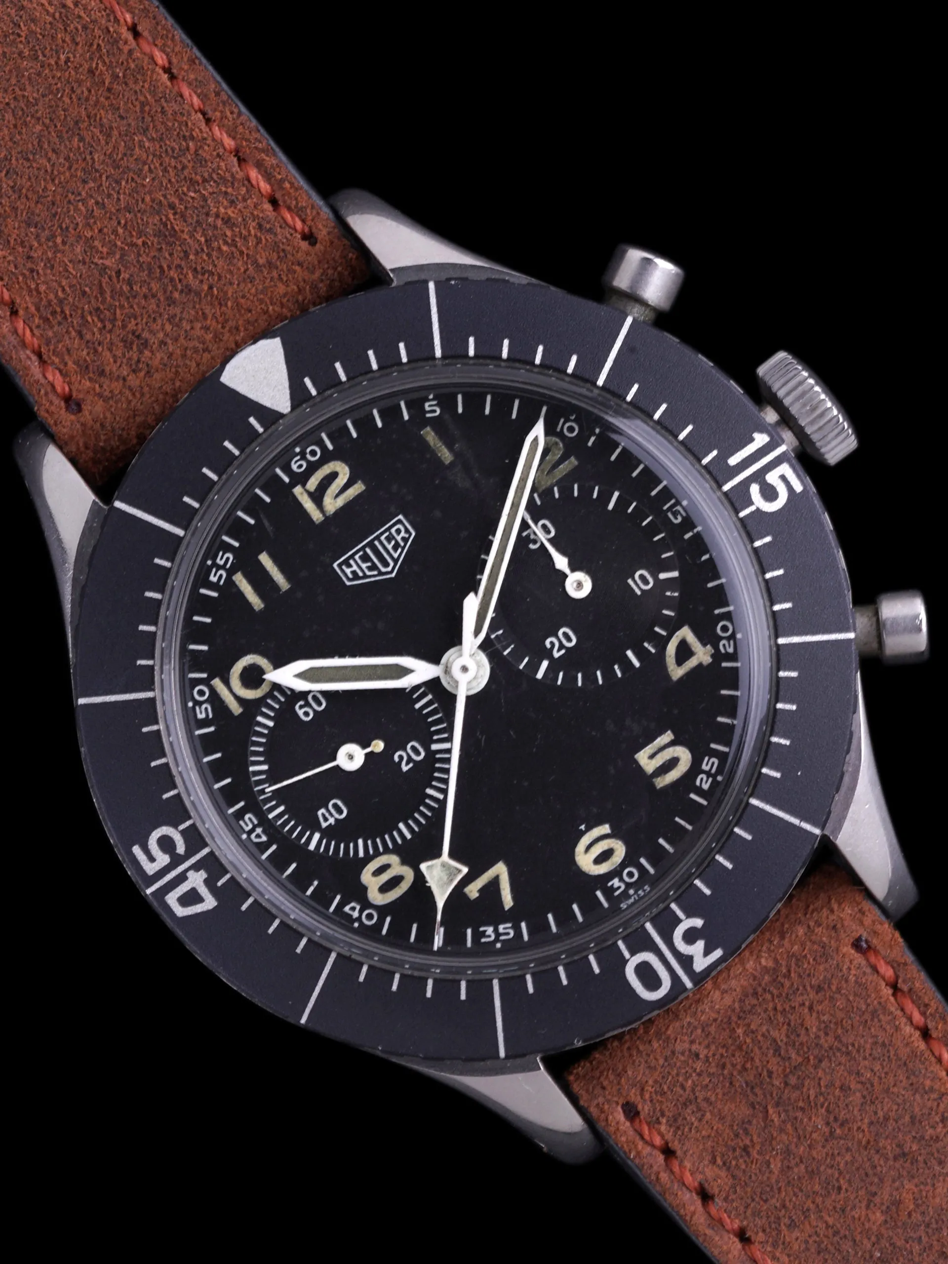 Military Issued Heuer Pilot’s "Bund" Bundeswehr Chronograph (Ref. 1550 SG)