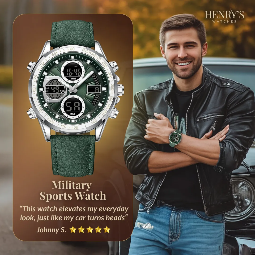 MILITARY SPORTS WATCH | Robust Precision Watch