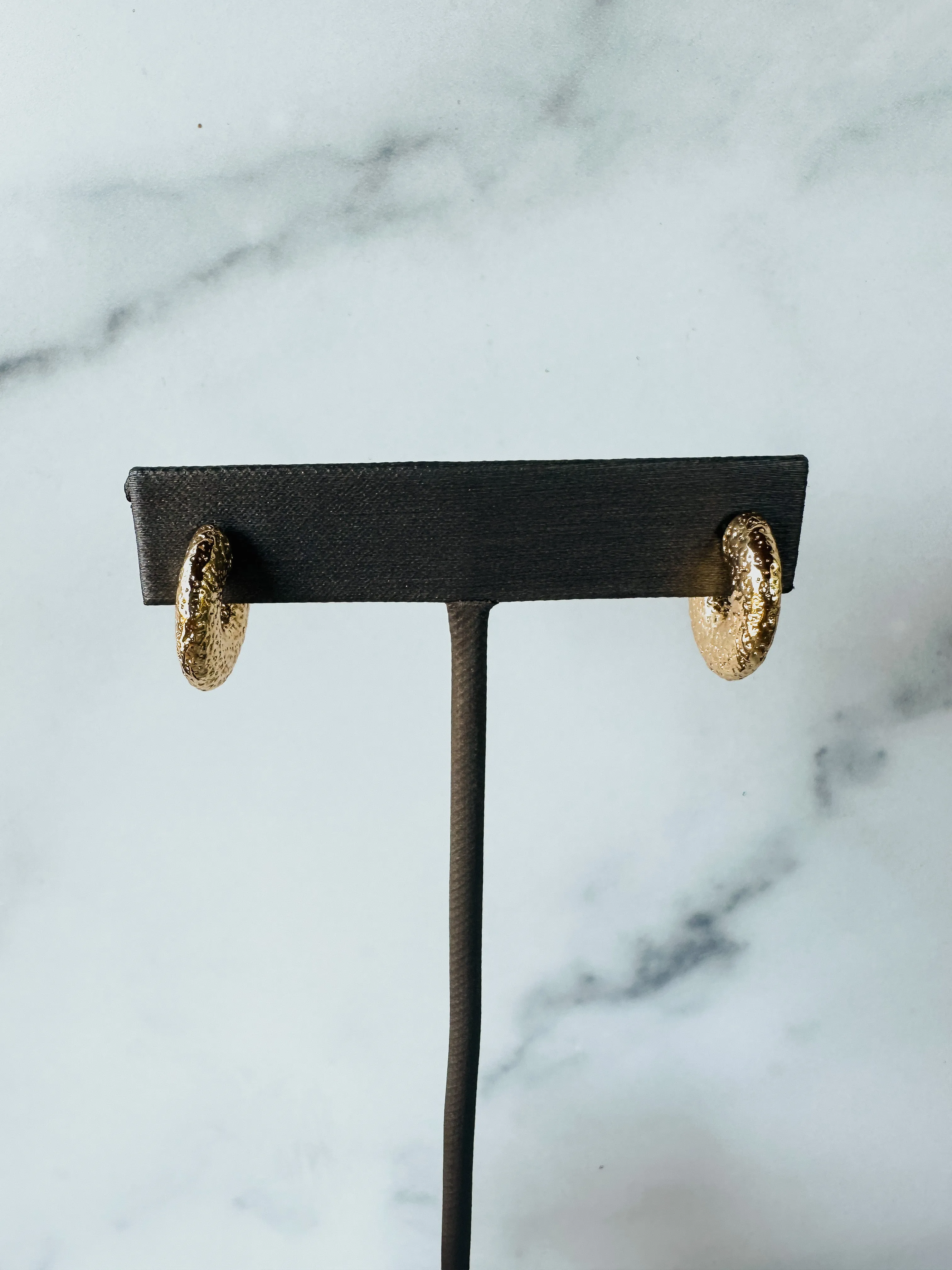 Mini Hammered Earrings