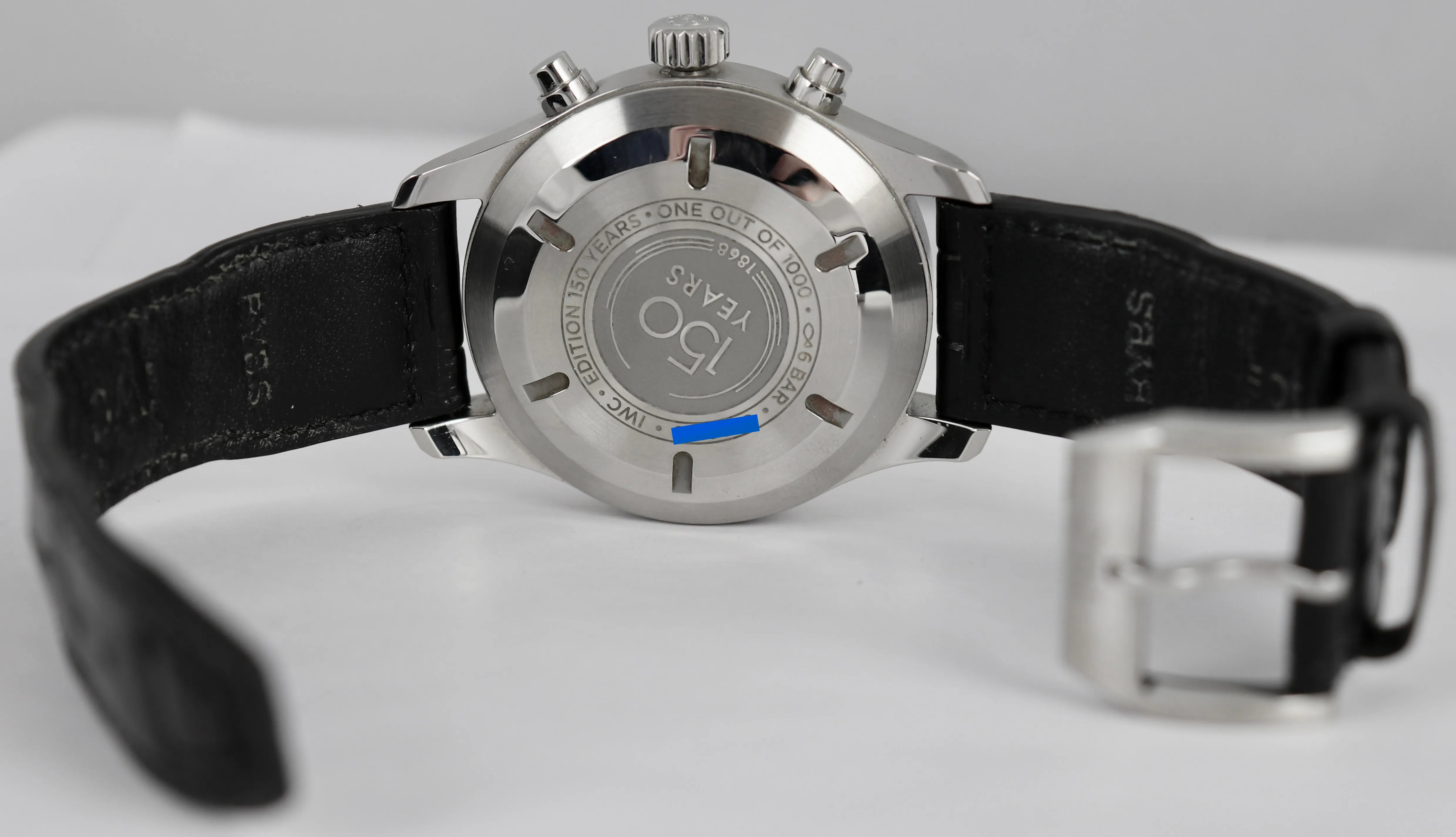 MINT 2018 IWC Pilot's Watch Chronograph White 150 Years 43mm Watch IW377725 B P