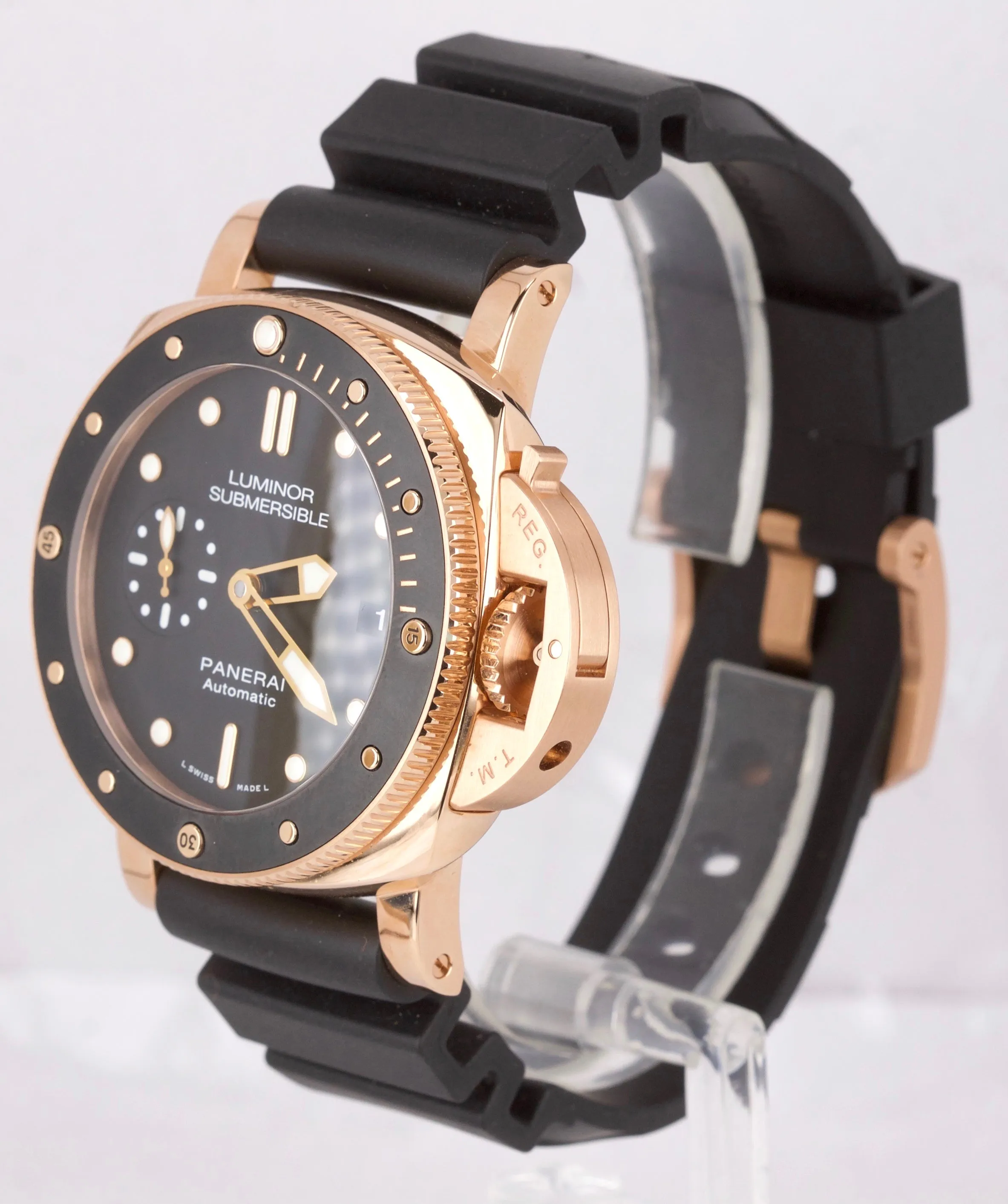 MINT 2019 Panerai Luminor 1950 Submersible 18K Rose Gold 42mm PAM 684 PAM00684