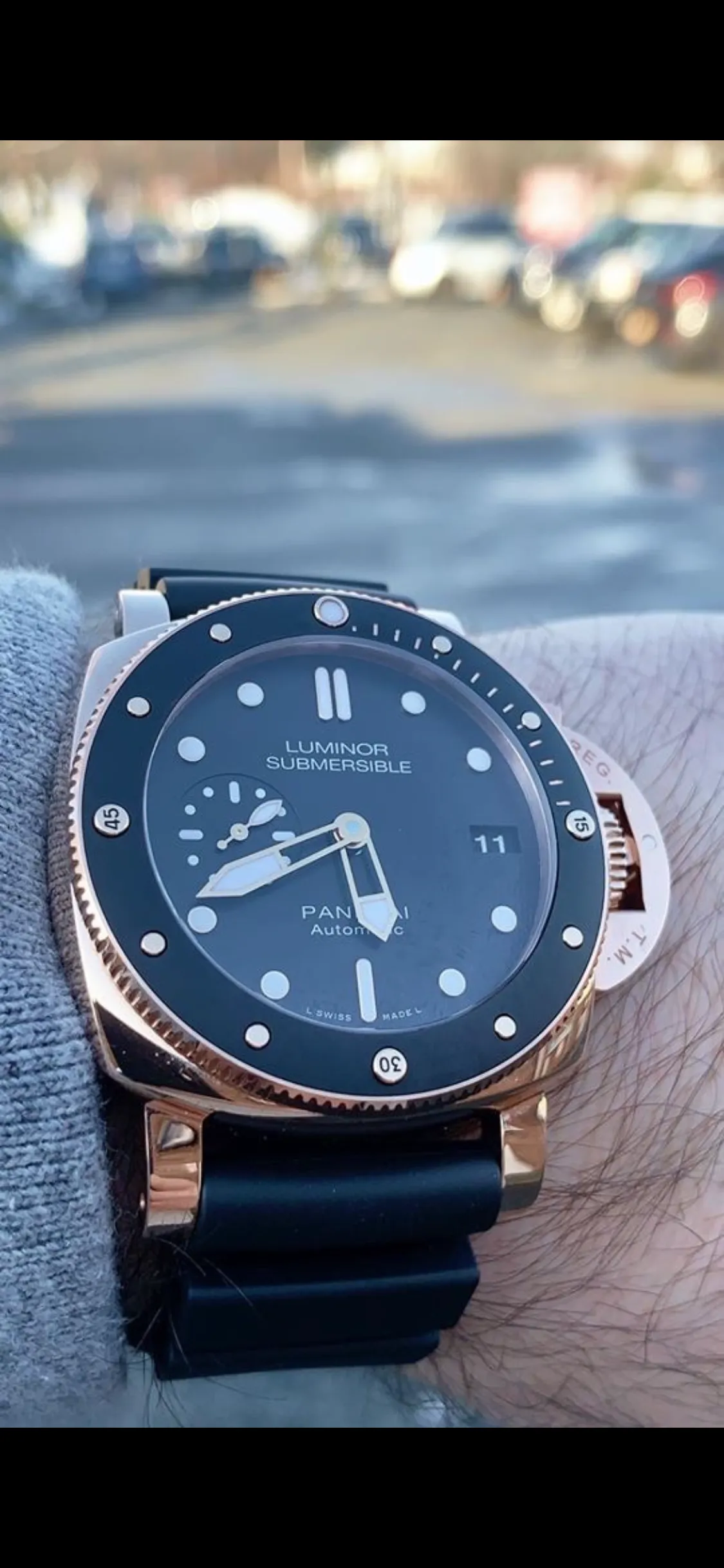 MINT 2019 Panerai Luminor 1950 Submersible 18K Rose Gold 42mm PAM 684 PAM00684