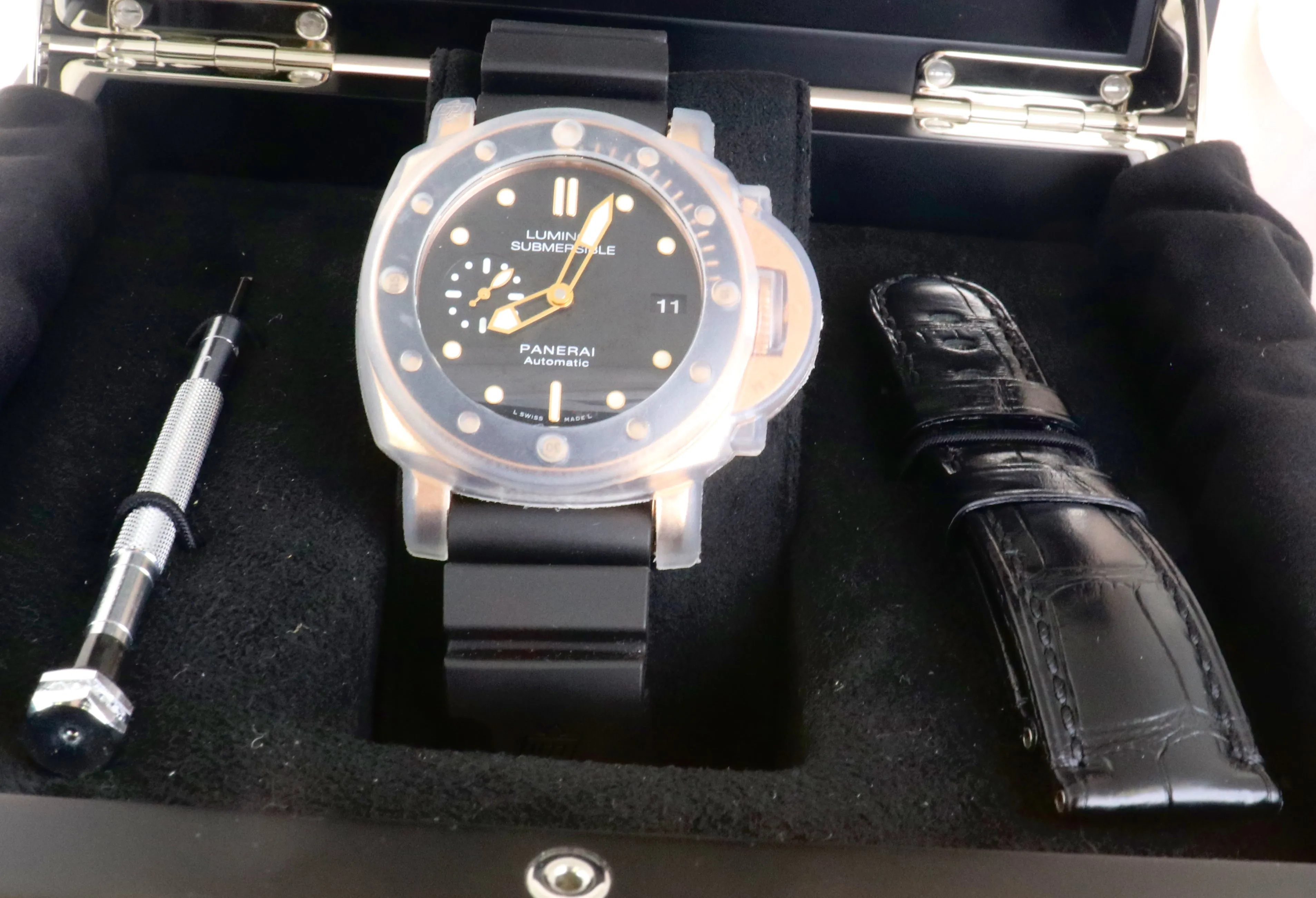 MINT 2019 Panerai Luminor 1950 Submersible 18K Rose Gold 42mm PAM 684 PAM00684