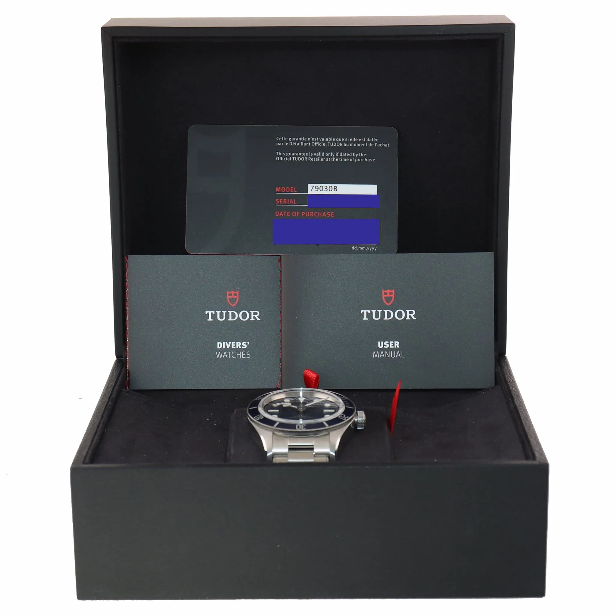 MINT 2020 Tudor Black Bay Fifty Eight 58 BLUE Stainless Steel 39mm Watch 79030B