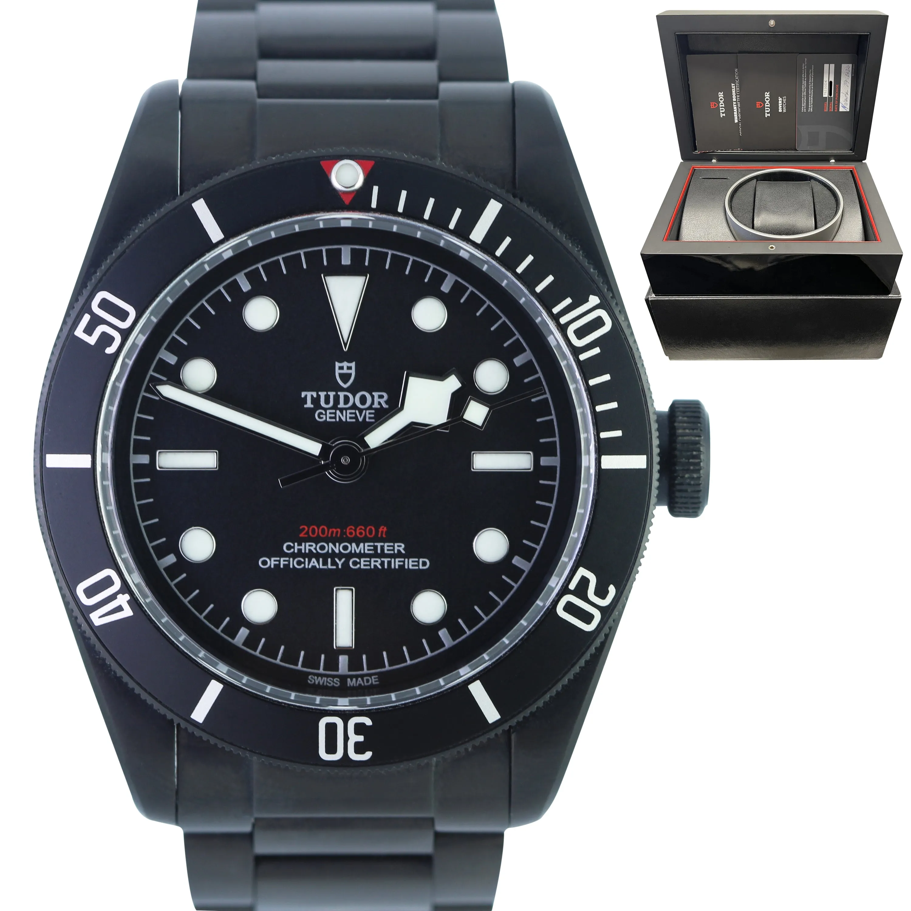 MINT 2020 Tudor Heritage Black Bay Dark 41mm PVD Stainless Steel 79230DK B P