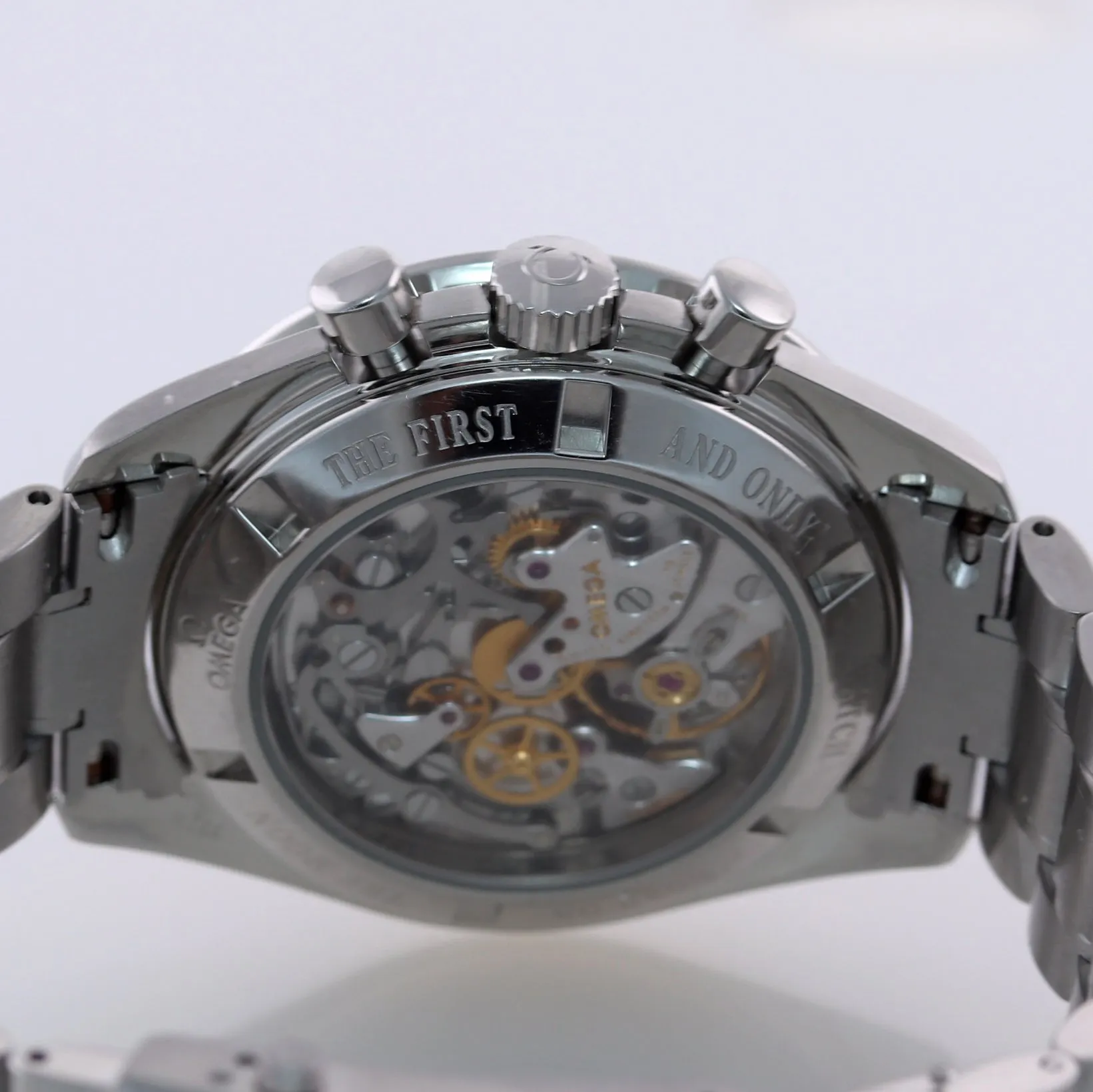 MINT PAPERS Omega Speedmaster Steel Chronograph Moon Sapphire Watch 3573.50.00