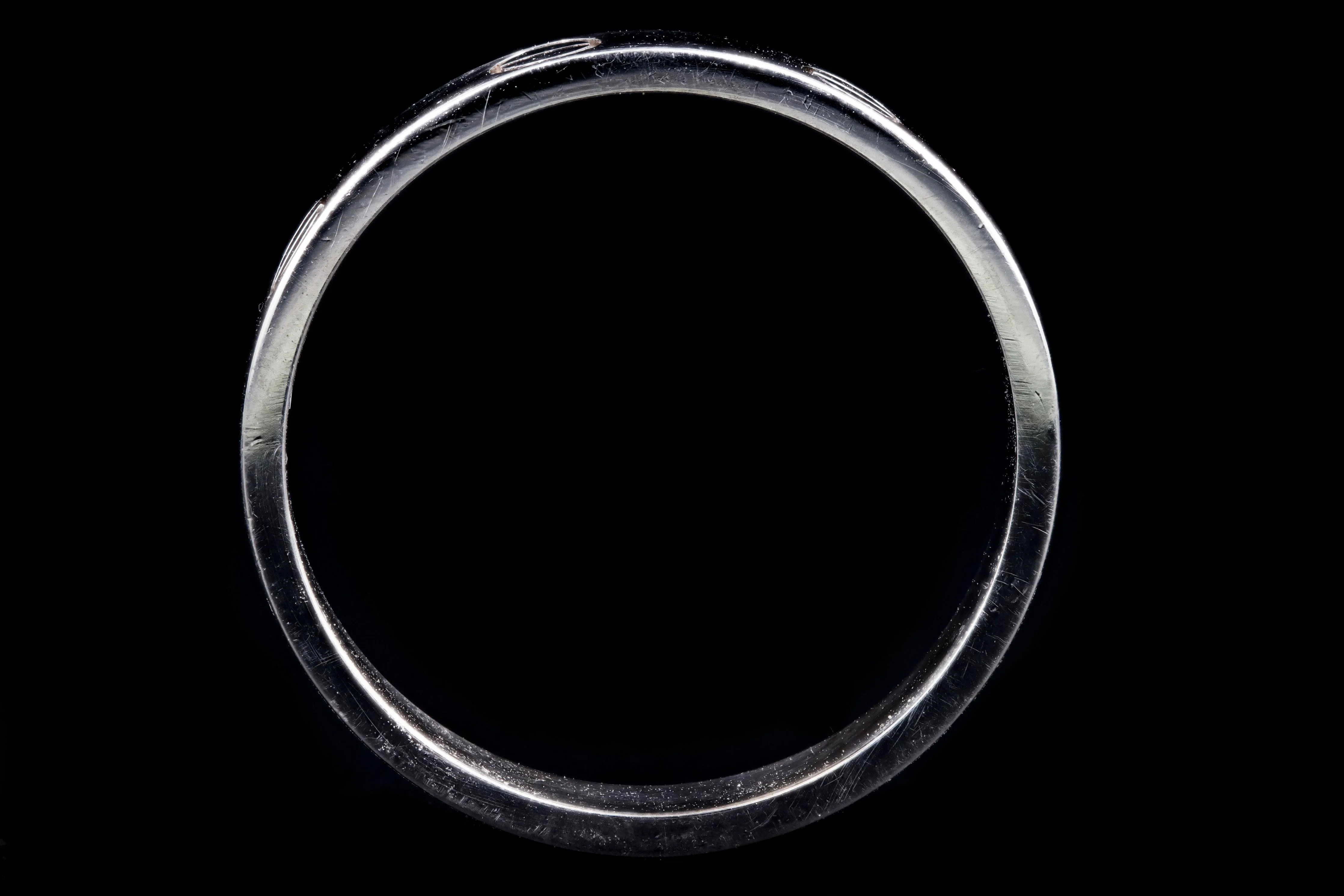 Modern 18K White Gold Cartier Love Ring Size 56