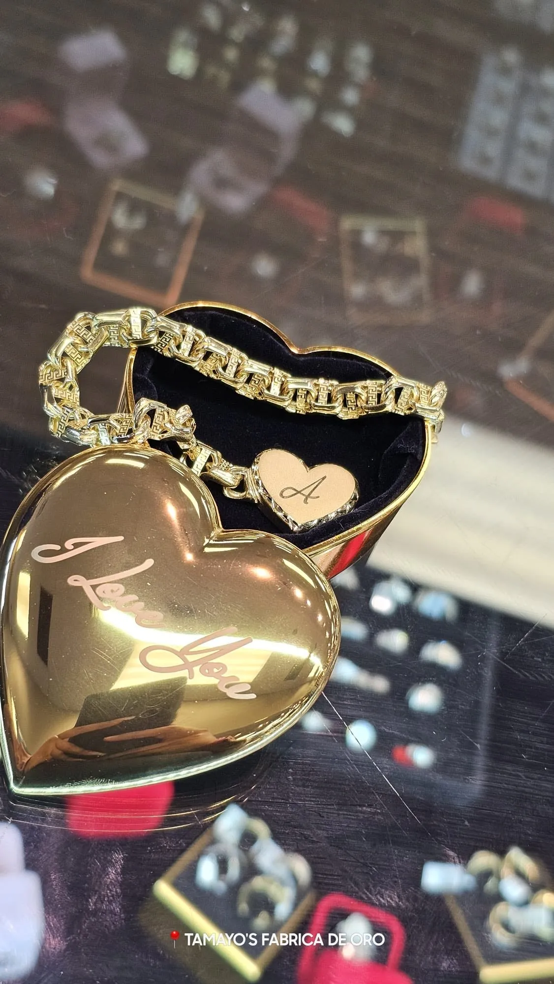 Monaco Chino bar heart bracelet!!