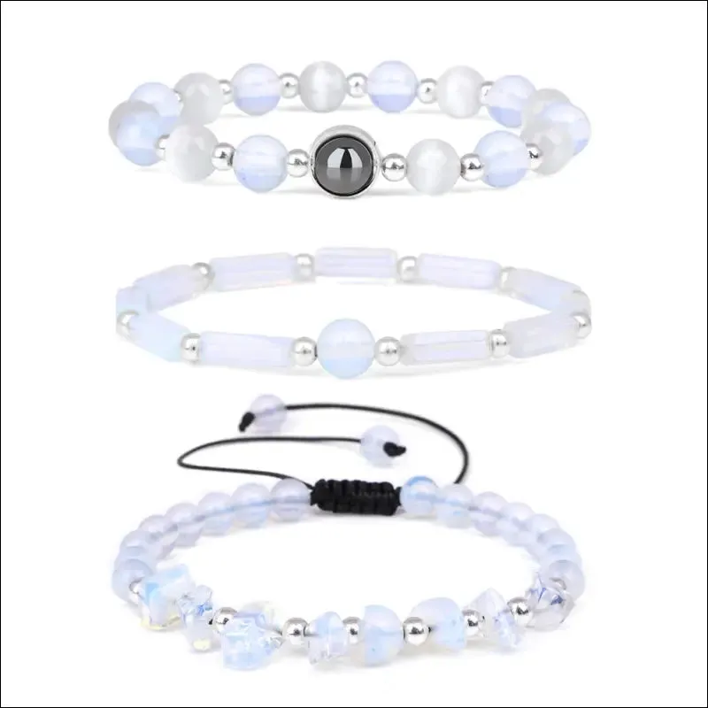 Natural amethyst weight loss bracelet set - body-purify healing stone jewelry for men and women