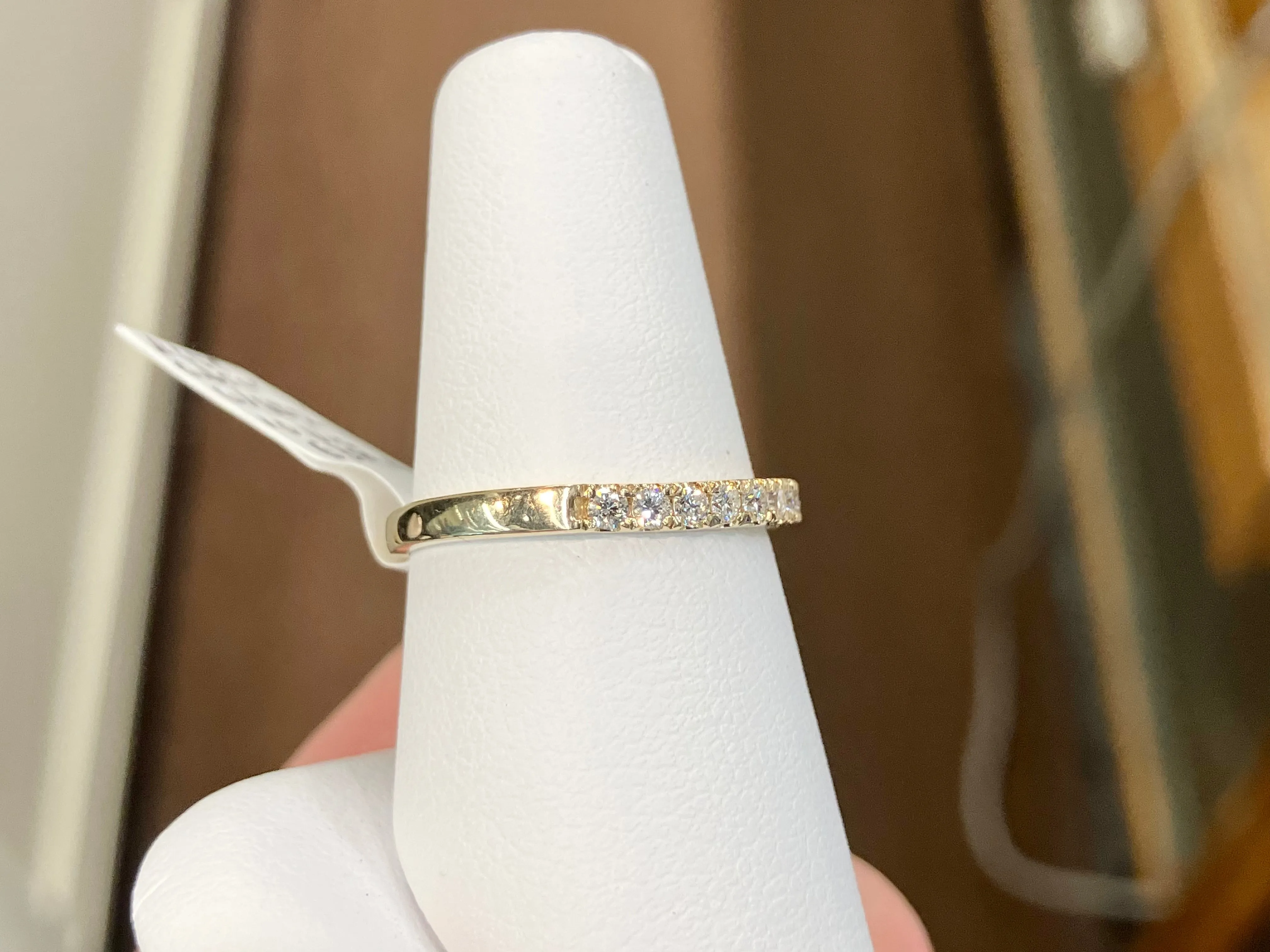 Natural Diamond Quarter Carat Gold Ring