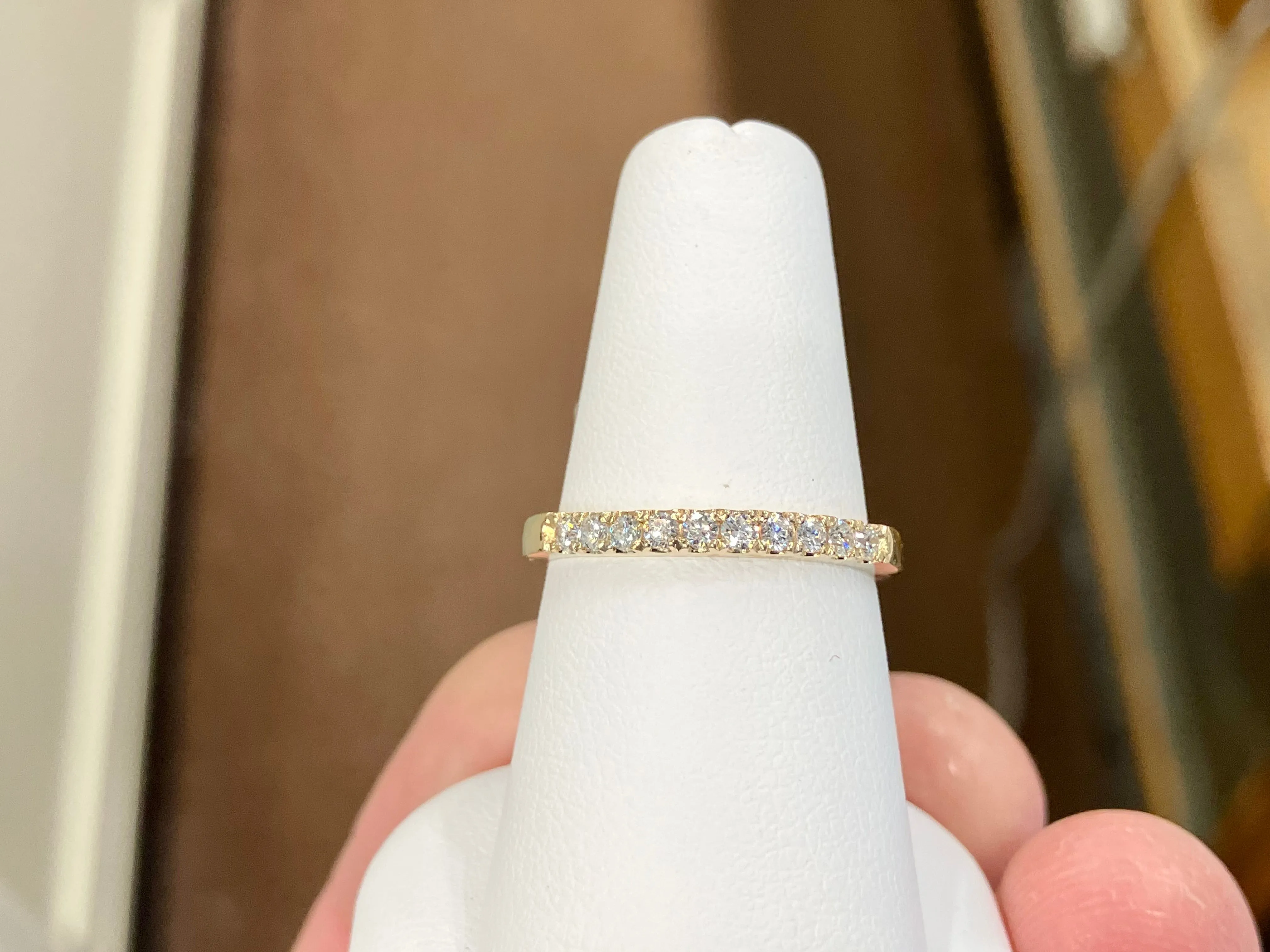 Natural Diamond Quarter Carat Gold Ring