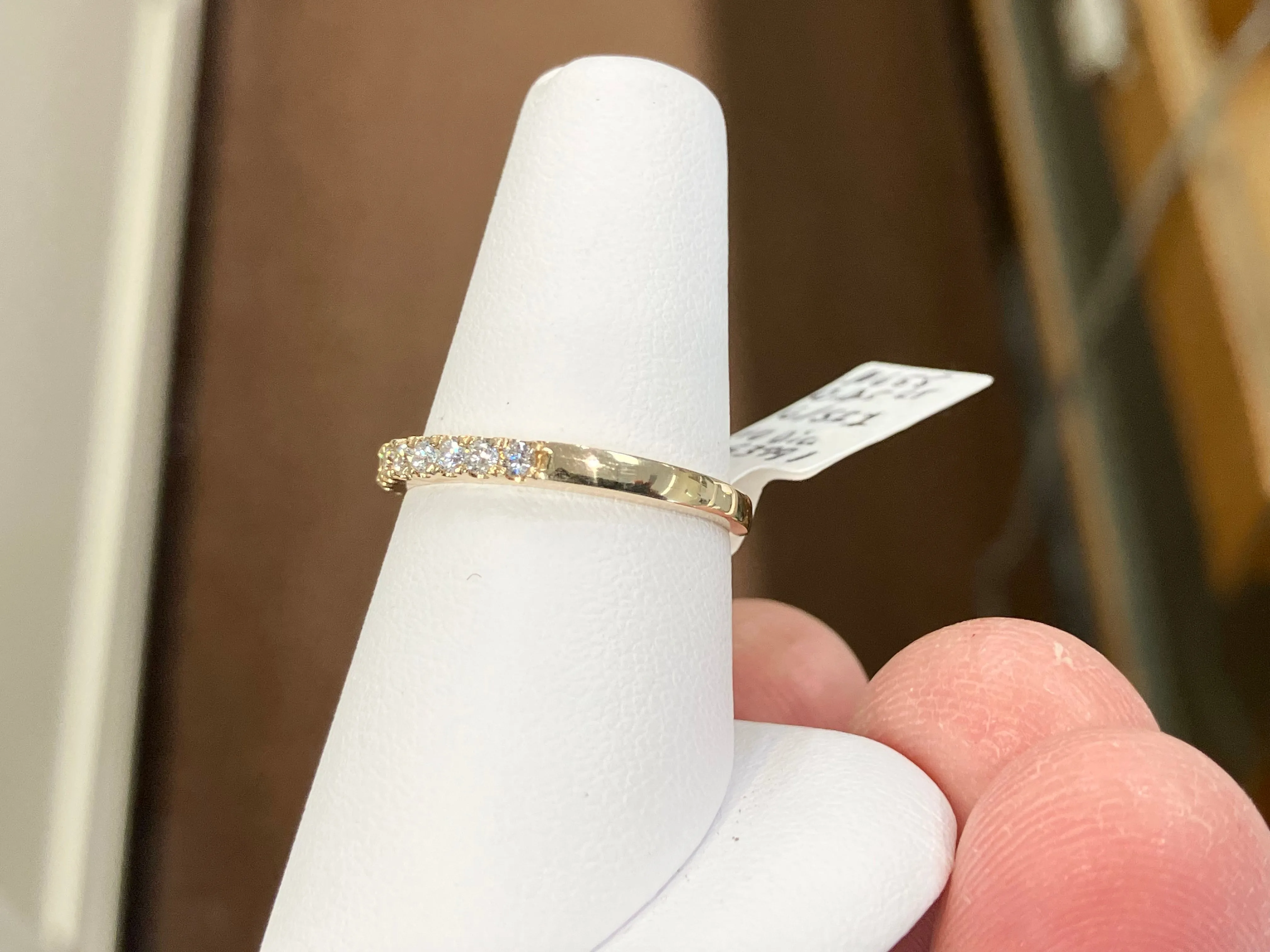 Natural Diamond Quarter Carat Gold Ring