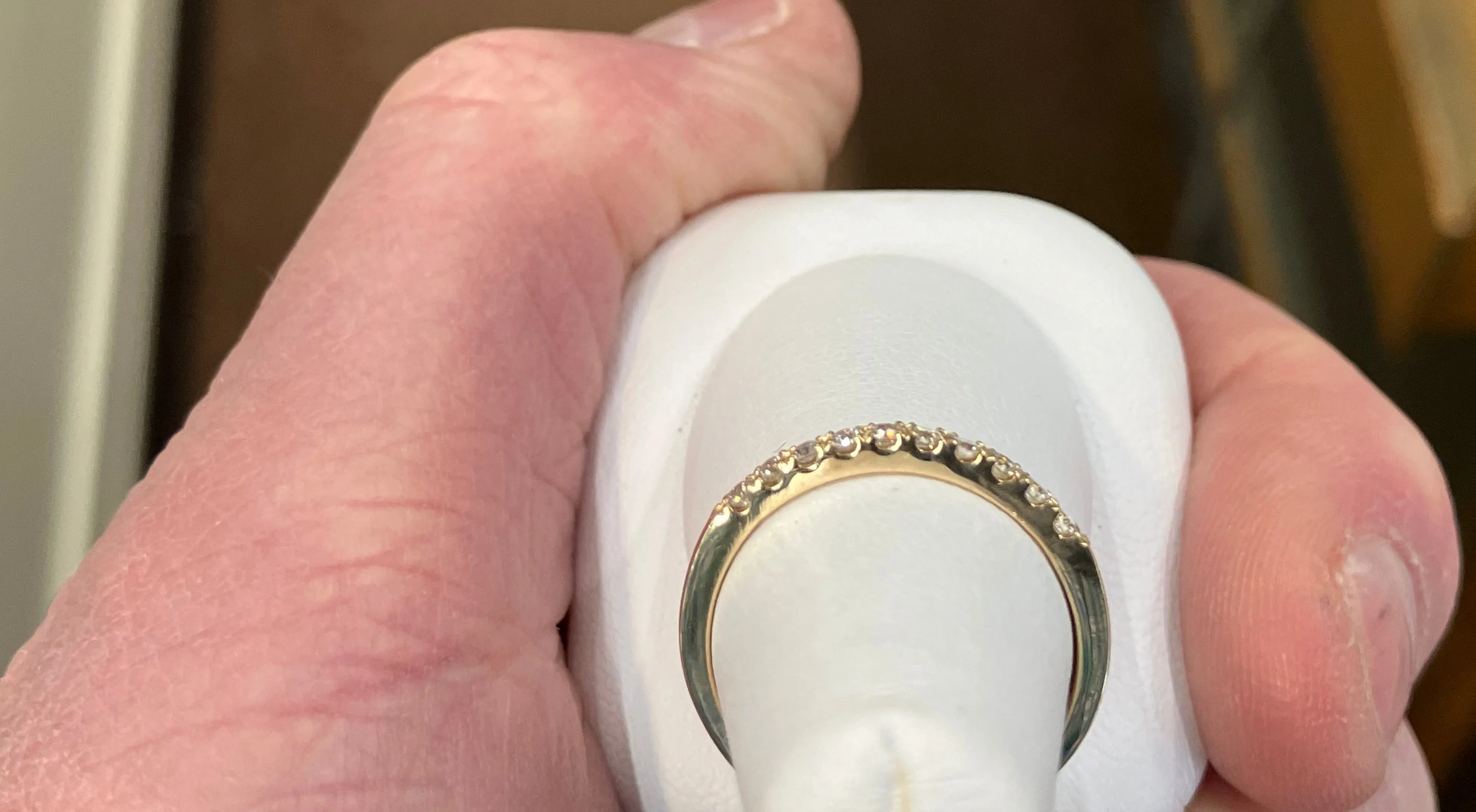 Natural Diamond Quarter Carat Gold Ring
