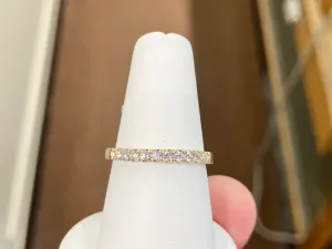 Natural Diamond Quarter Carat Gold Ring