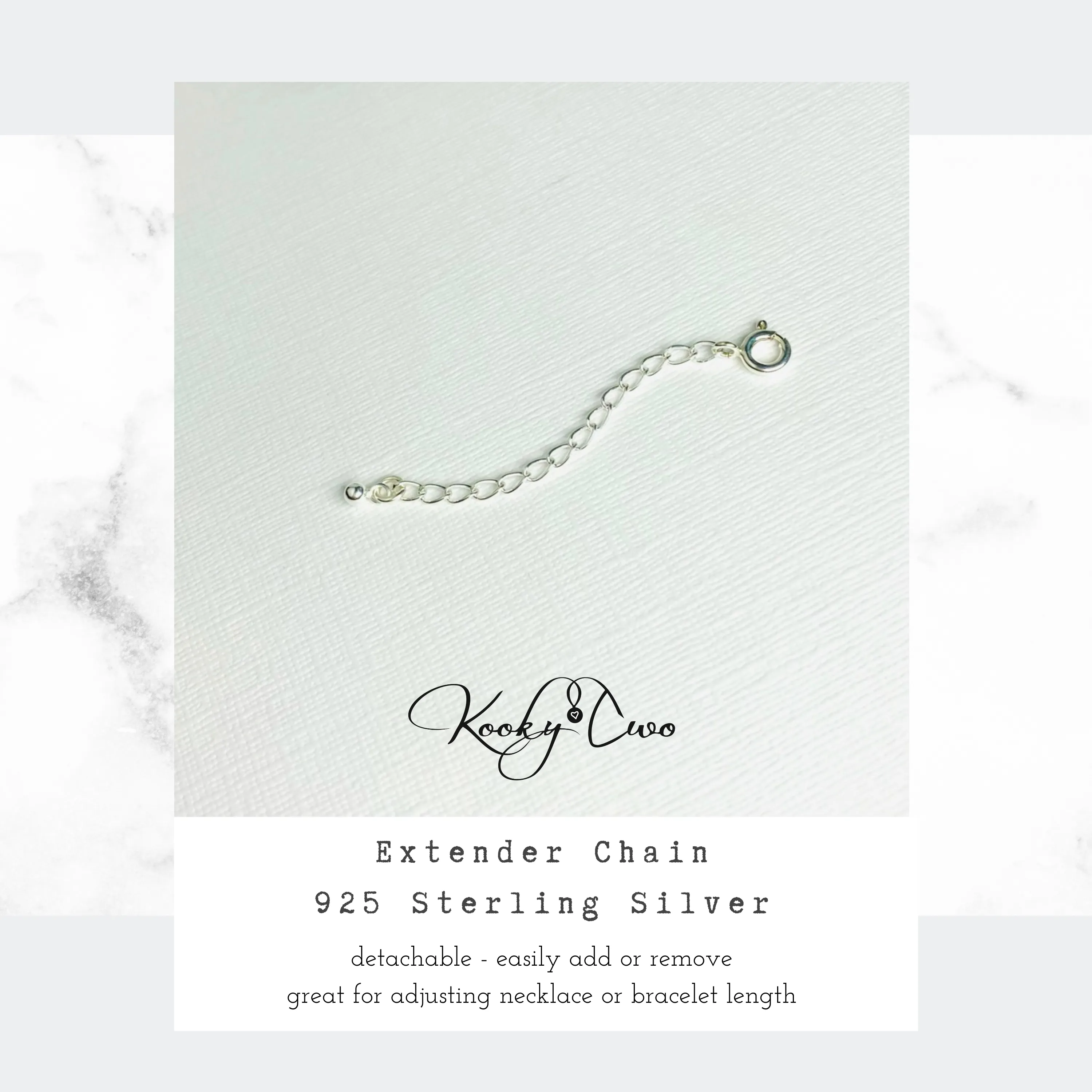 Necklace Extender Chain