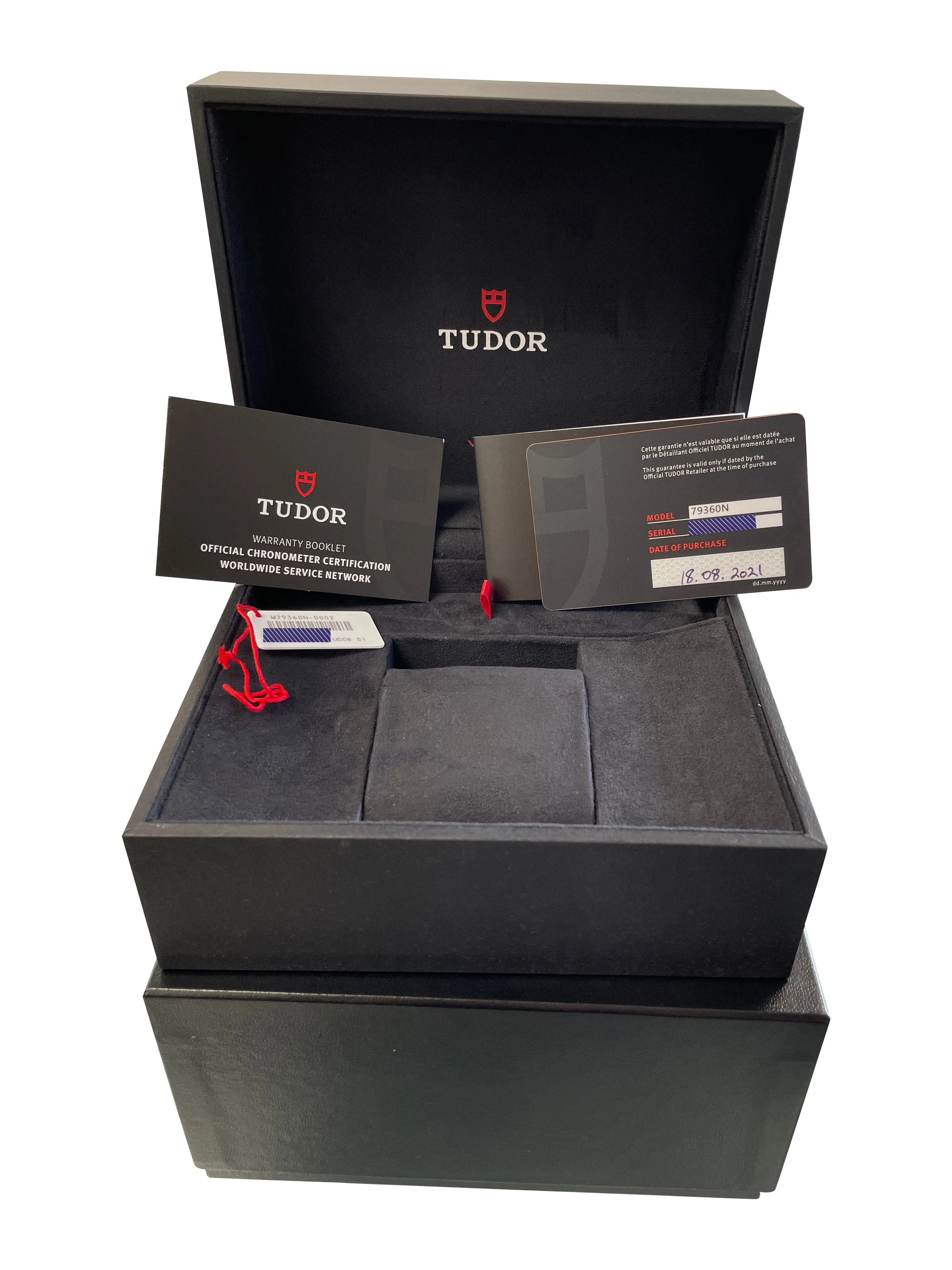 NEW AUGUST 2021 Tudor Black Bay Chrono PANDA 41mm White Steel Watch 79360 B P