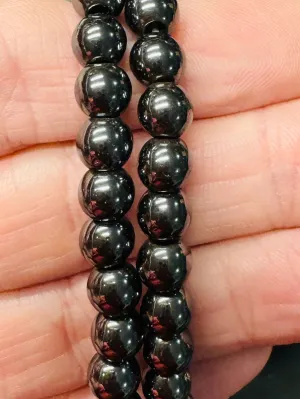 NEW! Gunmetal Hematite Bead Bracelet | 6mm | Gemstone | Womens