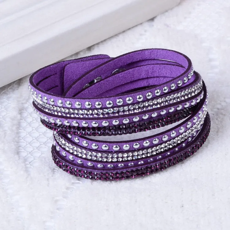 New Unisex Multilayer Leather Bracelet Christmas Gift Charm Bracelets Vintage Jewelry For Women Pulsera