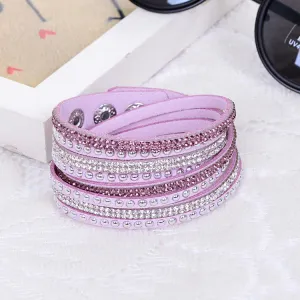 New Unisex Multilayer Leather Bracelet Christmas Gift Charm Bracelets Vintage Jewelry For Women Pulsera